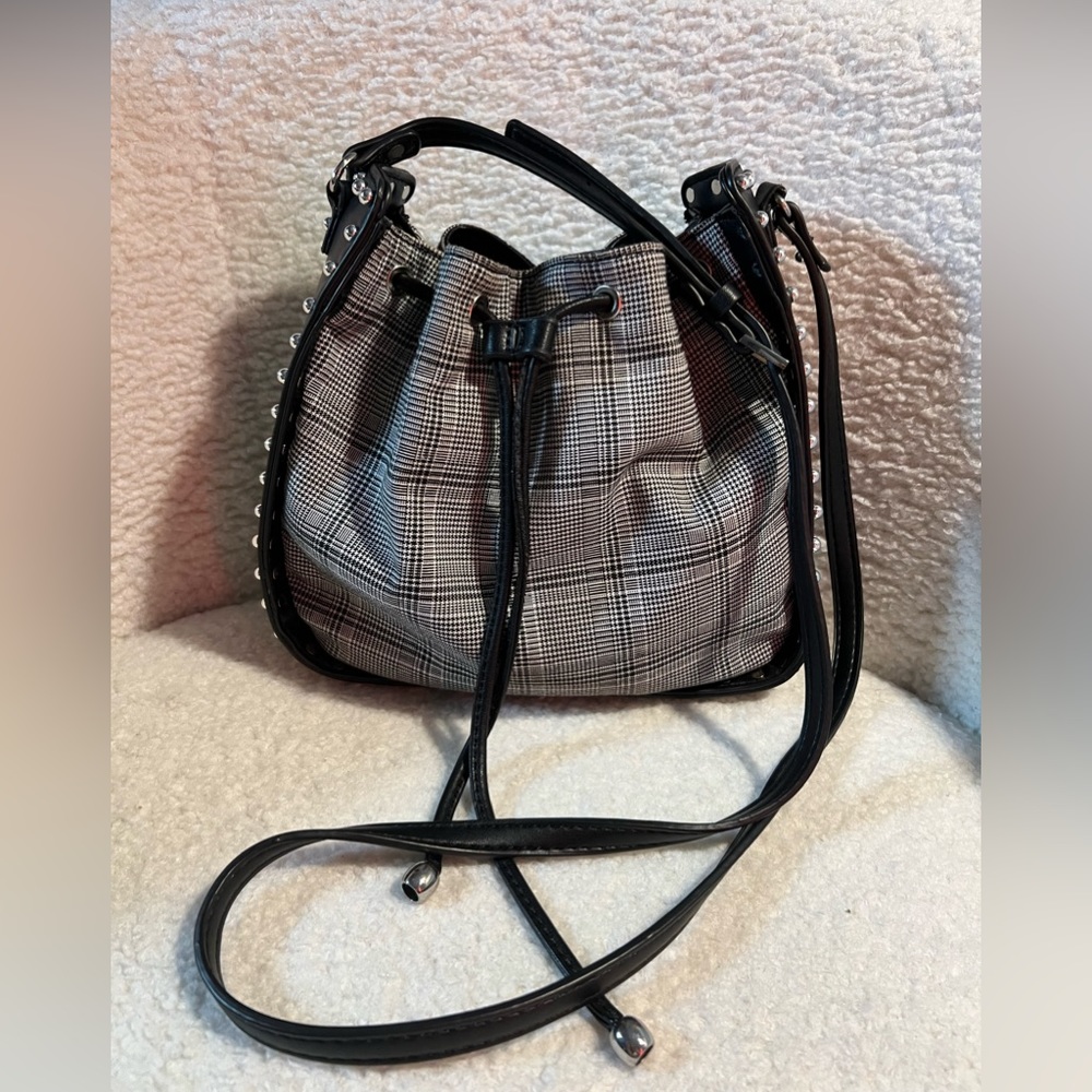 Aldo Neverland Black Multicolor Crossbody bag with studs